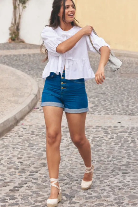 BLOUSE ADALINE BLANCHE