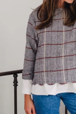 BLOUSE BALTHAZAR CHEVRON