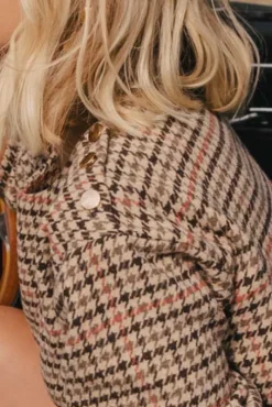 BLOUSE BALTHAZAR PIED DE COQ