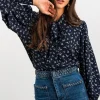 BLOUSE BEREN IMPRIMÉ PENTO MARINE
