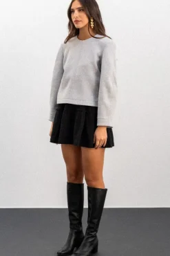 BLOUSE BETTINA GRISE