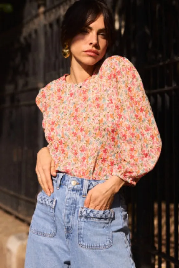 BLOUSE BÉNÉDICTE IMPRIMÉ JAVOTINE