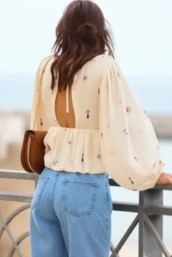 BLOUSE BRISÉIS IMPRIMÉ ARMELIN