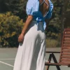 BLOUSE JULIANNA VICHY AZUR