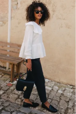 BLOUSE KENDAL BLANC COTON