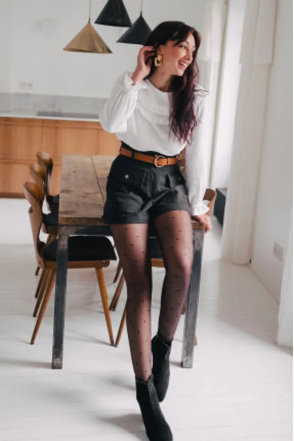 BLOUSE LÉA ÉCRU COTON