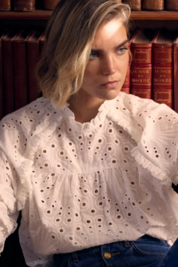 BLOUSE LICOR DENTELLE ALANA