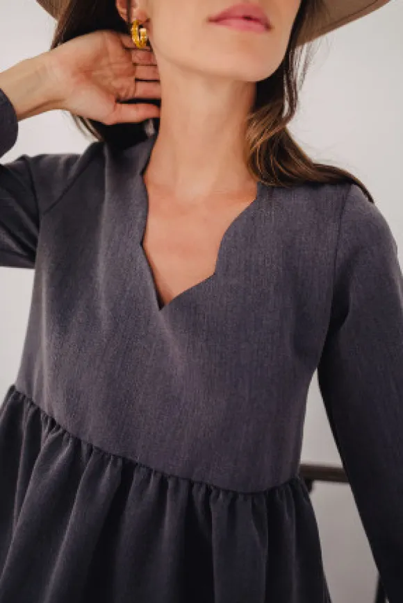 BLOUSE MARTHA GRIS