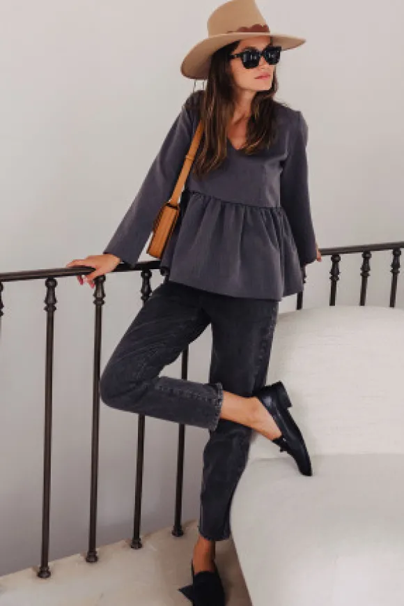 BLOUSE MARTHA GRIS