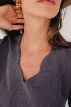 BLOUSE MARTHA GRIS