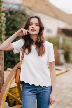 BLOUSE MILAN BLANC