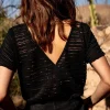 BLOUSE MYRTILLE KOMBOLOY NOIR