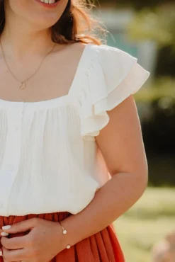 BLOUSE SUZANNE BLANC COTON