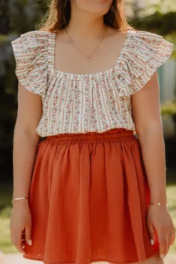 BLOUSE SUZANNE CAMÉLIA