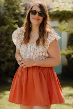 BLOUSE SUZANNE CAMÉLIA