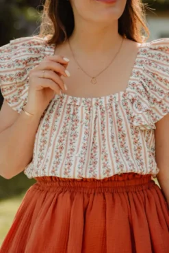 BLOUSE SUZANNE CAMÉLIA