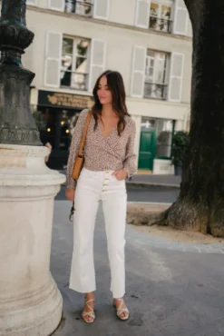 BLOUSE VOLVER MOCKA