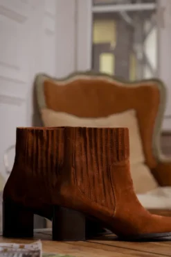 BOTTINES SANDRA CARAMEL