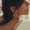 BOUCLES D OREILLES BRUNE