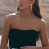 BUSTIER MARGUERITE NOIR