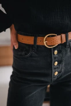 CEINTURE BABY FAËLLE CAMEL