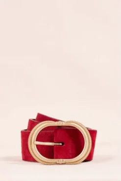CEINTURE GALICE DAIM CARMIN