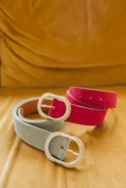 CEINTURE GALICE DAIM CARMIN