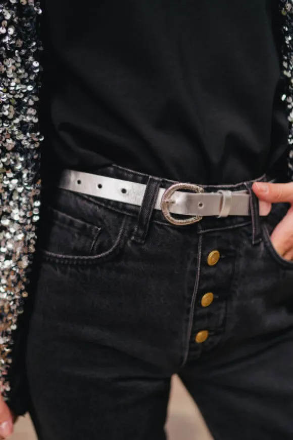 CEINTURE MINI FAELLE ARGENT