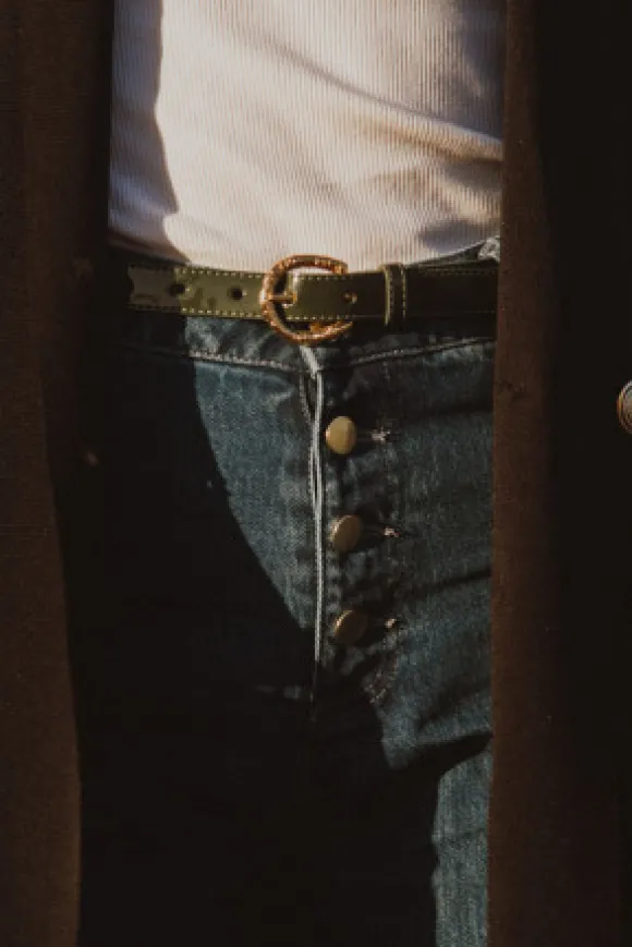 CEINTURE MINI FAËLLE KAKI