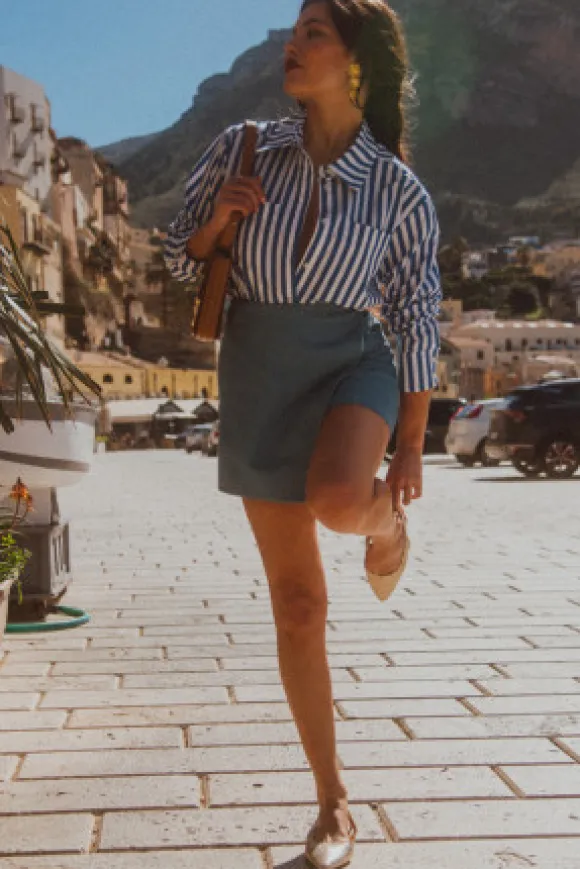 CHEMISE MARC STRIPES BLUE
