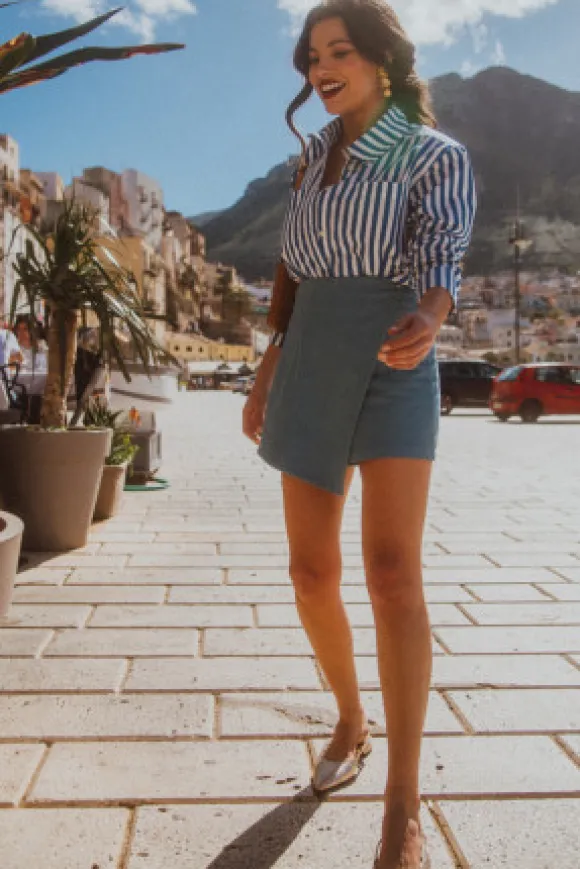 CHEMISE MARC STRIPES BLUE