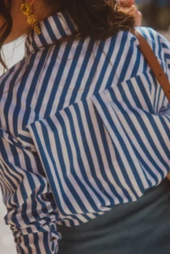 CHEMISE MARC STRIPES BLUE