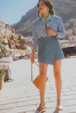 CHEMISE MARC STRIPES BLUE
