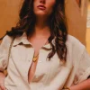 CHEMISE MARCO LIN VISCOSE BEIGE