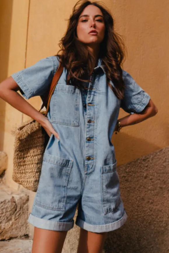 COMBINAISON CHUCK DENIM BLEACH