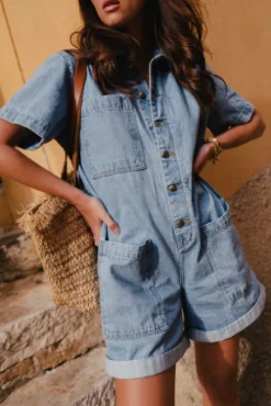 COMBINAISON CHUCK DENIM BLEACH