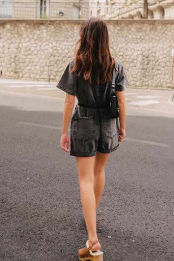 COMBINAISON CHUCK DENIM GRIS