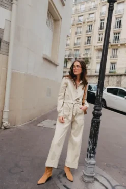 COMBINAISON MORGANE GABARDINE BEIGE