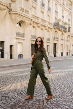 COMBINAISON MORGANE GABARDINE KAKI