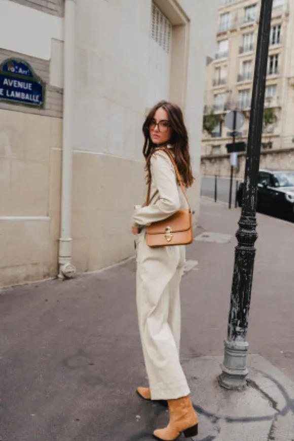 COMBINAISON MORGANE GABARDINE BEIGE