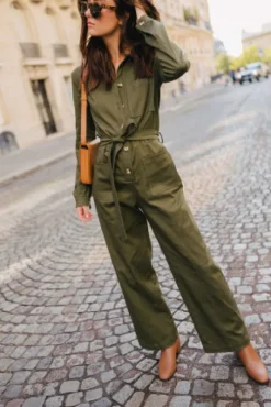COMBINAISON MORGANE GABARDINE KAKI
