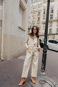 COMBINAISON MORGANE GABARDINE BEIGE