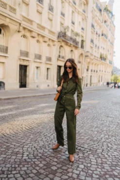 COMBINAISON MORGANE GABARDINE KAKI
