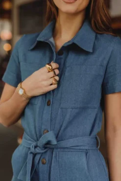 COMBINAISON ZOLA DENIM FONCÉ