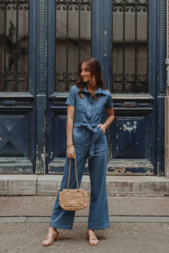 COMBINAISON ZOLA DENIM FONCÉ
