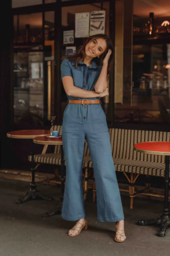 COMBINAISON ZOLA DENIM FONCÉ