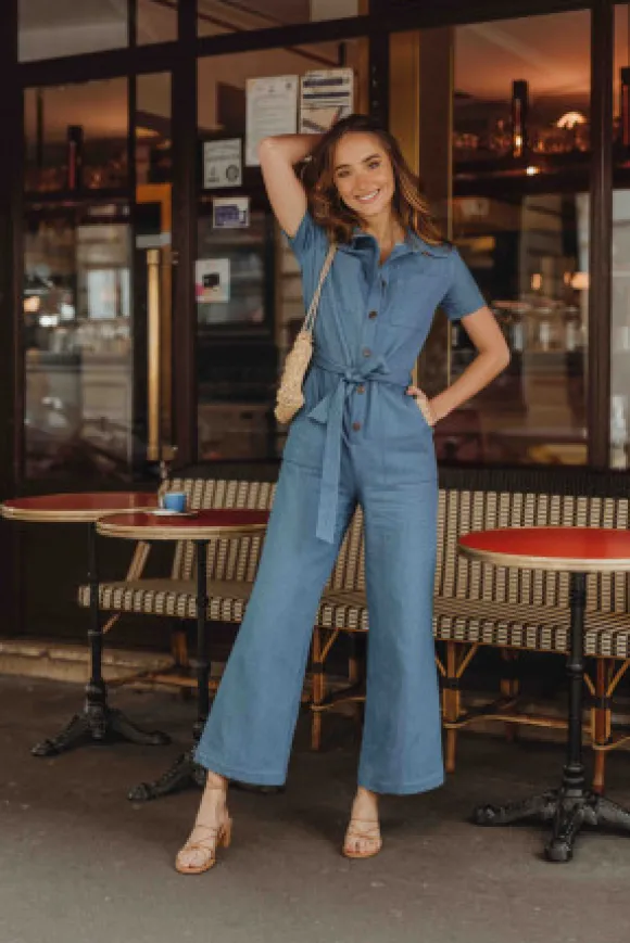 COMBINAISON ZOLA DENIM FONCÉ