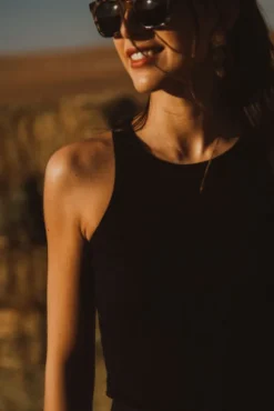 DÉBARDEUR AGNÈS NOIR