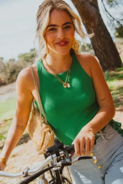 DÉBARDEUR AGNÈS VERT