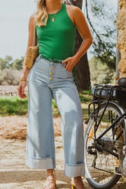 DÉBARDEUR AGNÈS VERT